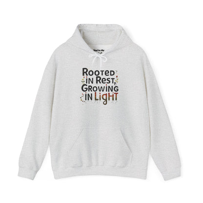 Rooted in Rest, Growing in Light Hoodie | Cozy Kwanzaa Sweatshirt - You're My Kind of Weird
