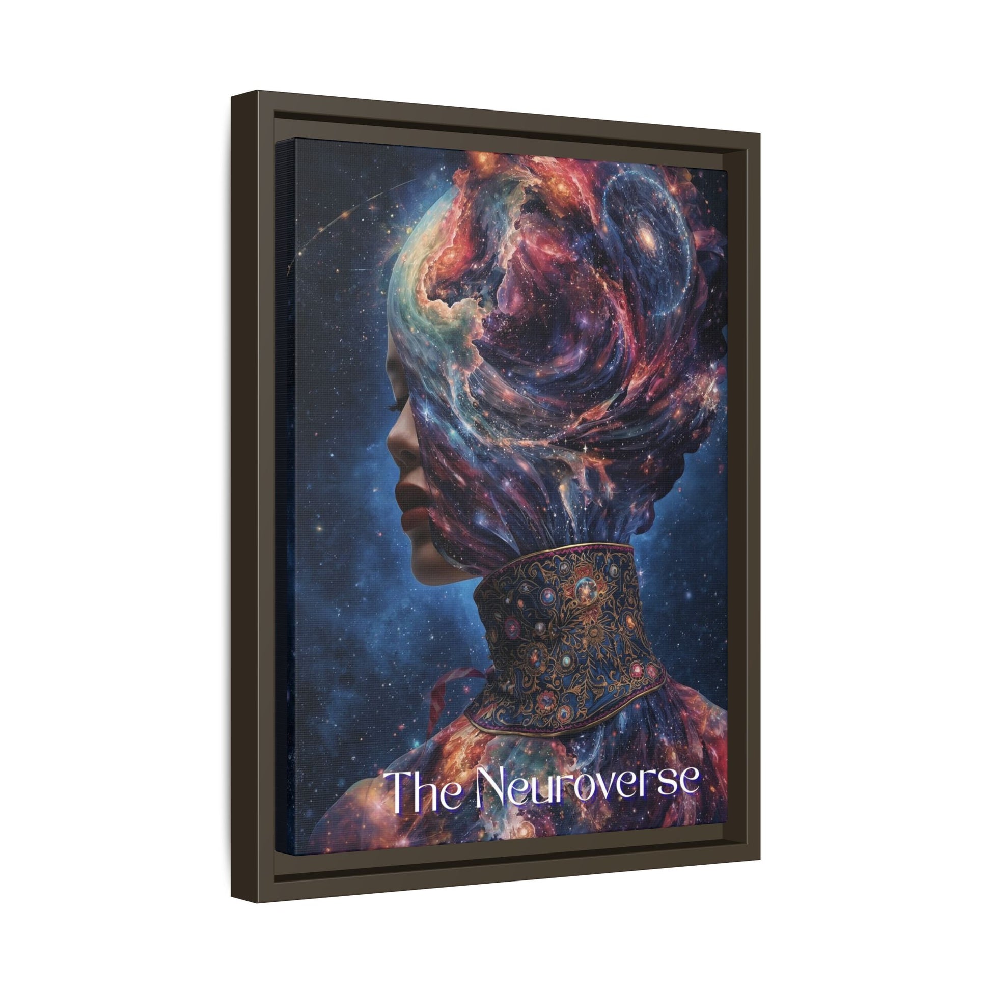 Neuroverse Framed Canvas – Cosmic Wall Art for Creative & Curious Minds | Vibrant Galaxy - Inspired Home Decor - You're My Kind of Weird
