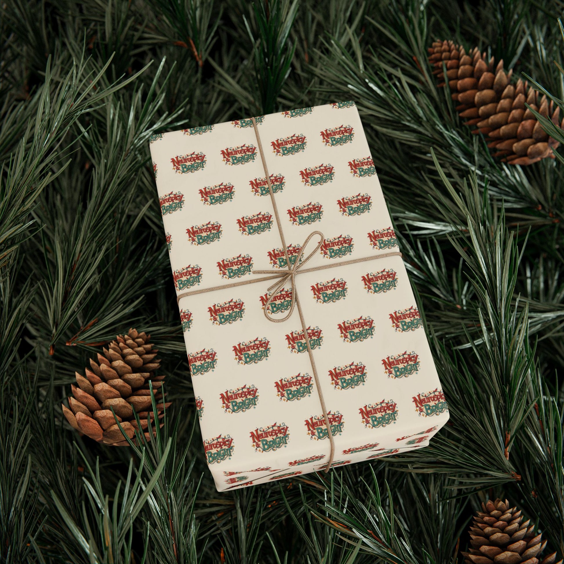 Neurospicy and Bright Wrapping Paper | Colorful Gift Wrap for Unique Minds - You're My Kind of Weird