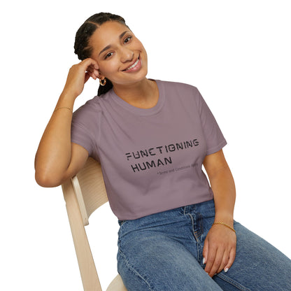FUNCTIONING HUMAN Unisex Softstyle T-Shirt, Perfect Gift for Mental Health Awareness, Casual Wear, Everyday Comfort, Unique Graphic [...]