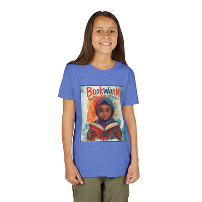 Kids Bookworm Sass Tee, Fun T-Shirt for Young Readers, Gift for Book Lovers, Back to School Apparel, Cute Kid's Graphic Tee