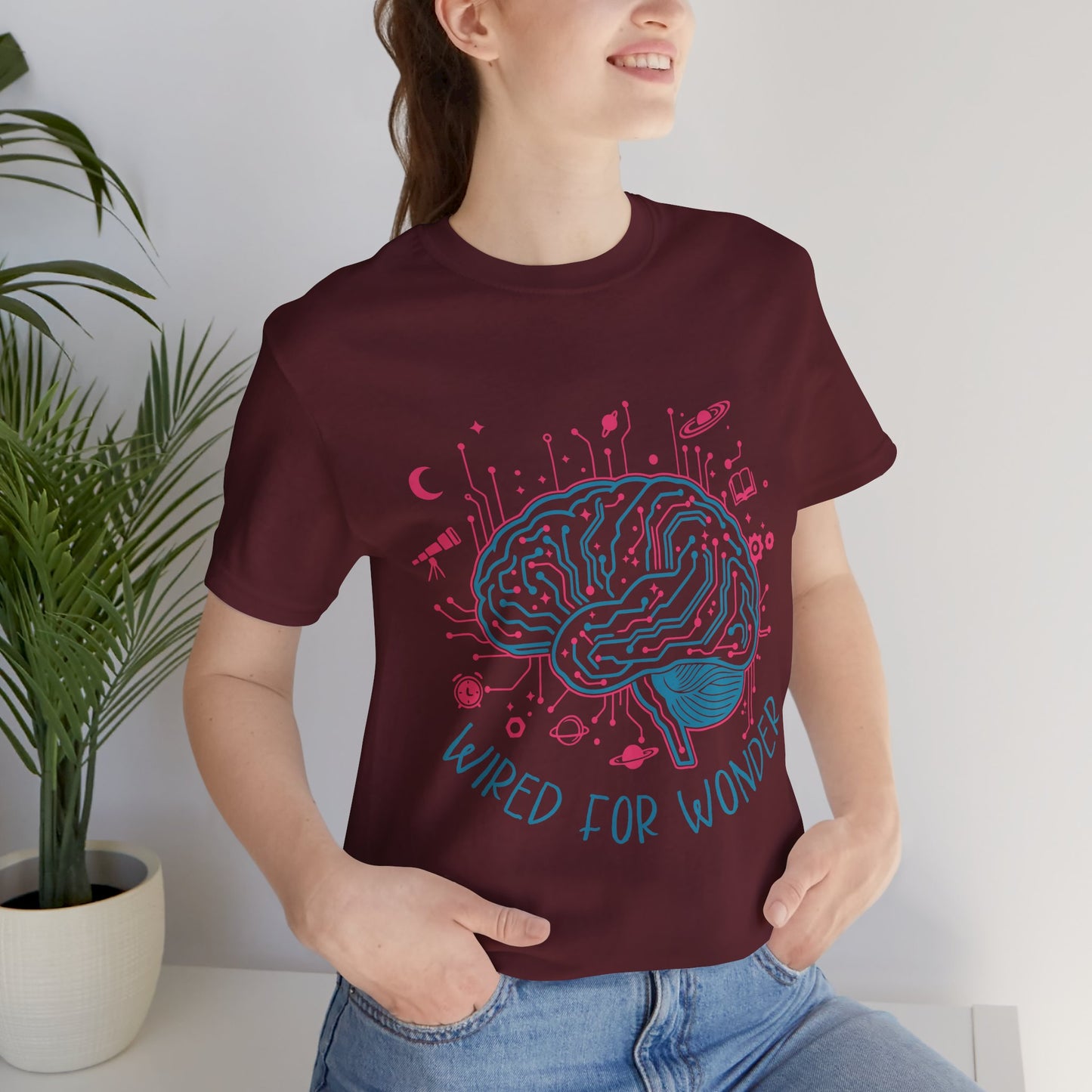Wired for Wonder — Neurodivergent Curiosity Tee (Adult Unisex) - You're My Kind of Weird