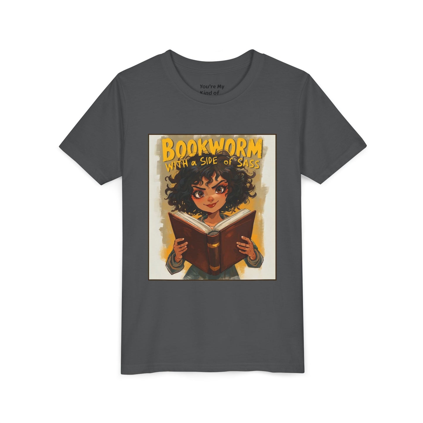 Kids Bookworm Sass Tee, Fun T-Shirt for Young Readers, Gift for Book Lovers, Back to School Apparel, Cute Kid's Graphic Tee