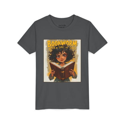 Kids Bookworm Sass Tee, Fun T-Shirt for Young Readers, Gift for Book Lovers, Back to School Apparel, Cute Kid's Graphic Tee