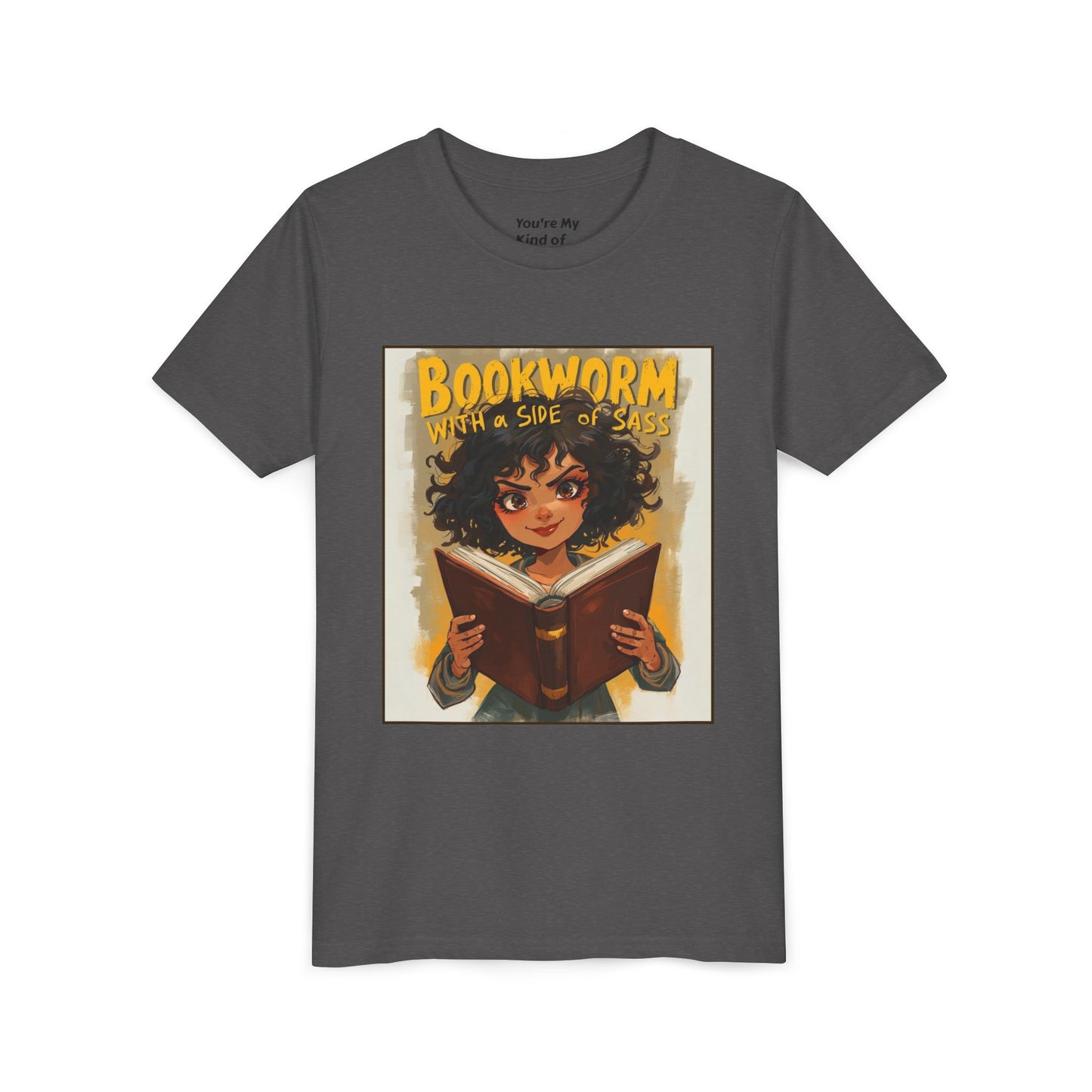 Kids Bookworm Sass Tee, Fun T-Shirt for Young Readers, Gift for Book Lovers, Back to School Apparel, Cute Kid's Graphic Tee