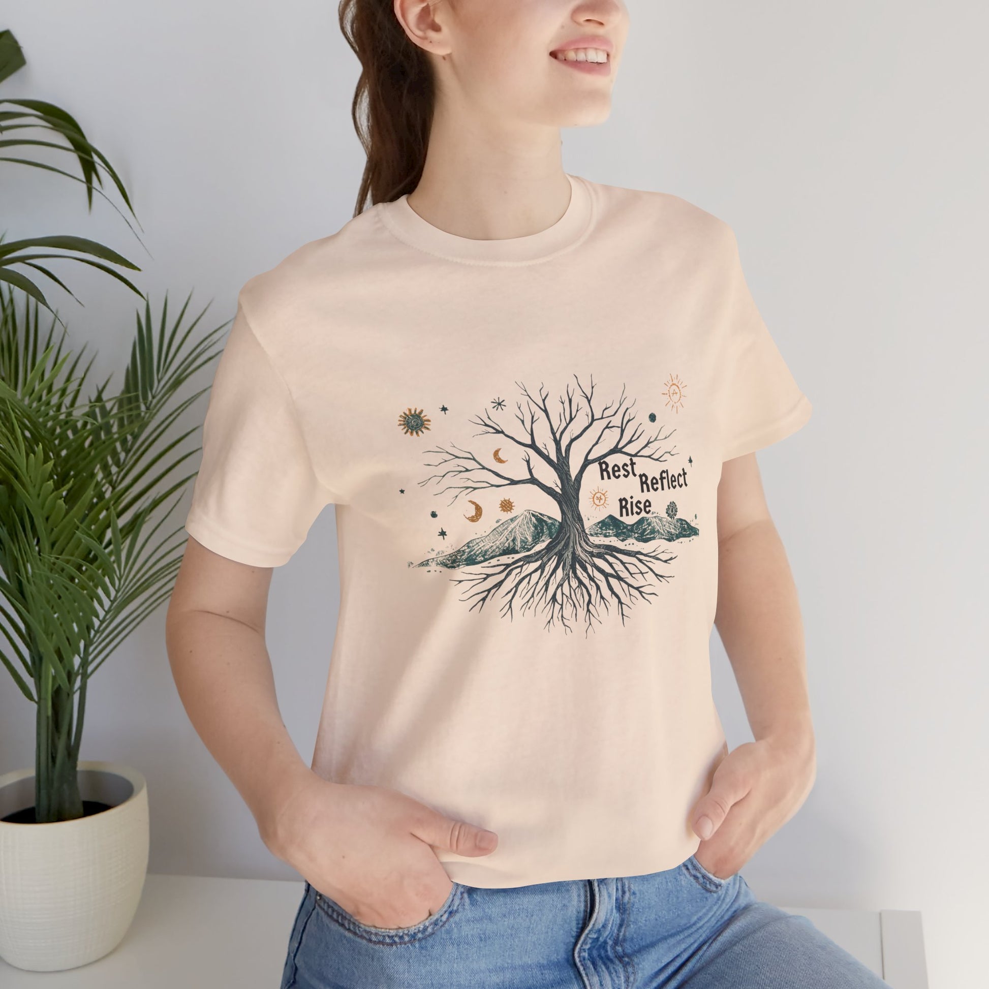 Rest. Reflect. Rise. Solstice Shirt | Mindful Winter Solstice Tee - You're My Kind of Weird