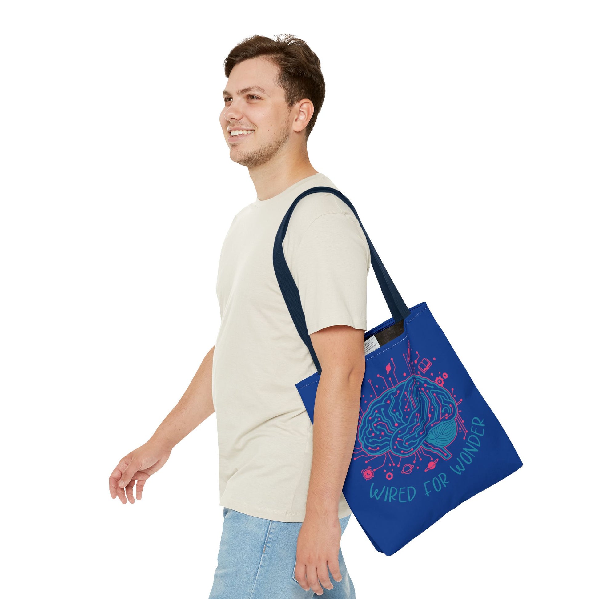 Wired for Wonder Tote – Neon Circuit Edition - You're My Kind of Weird