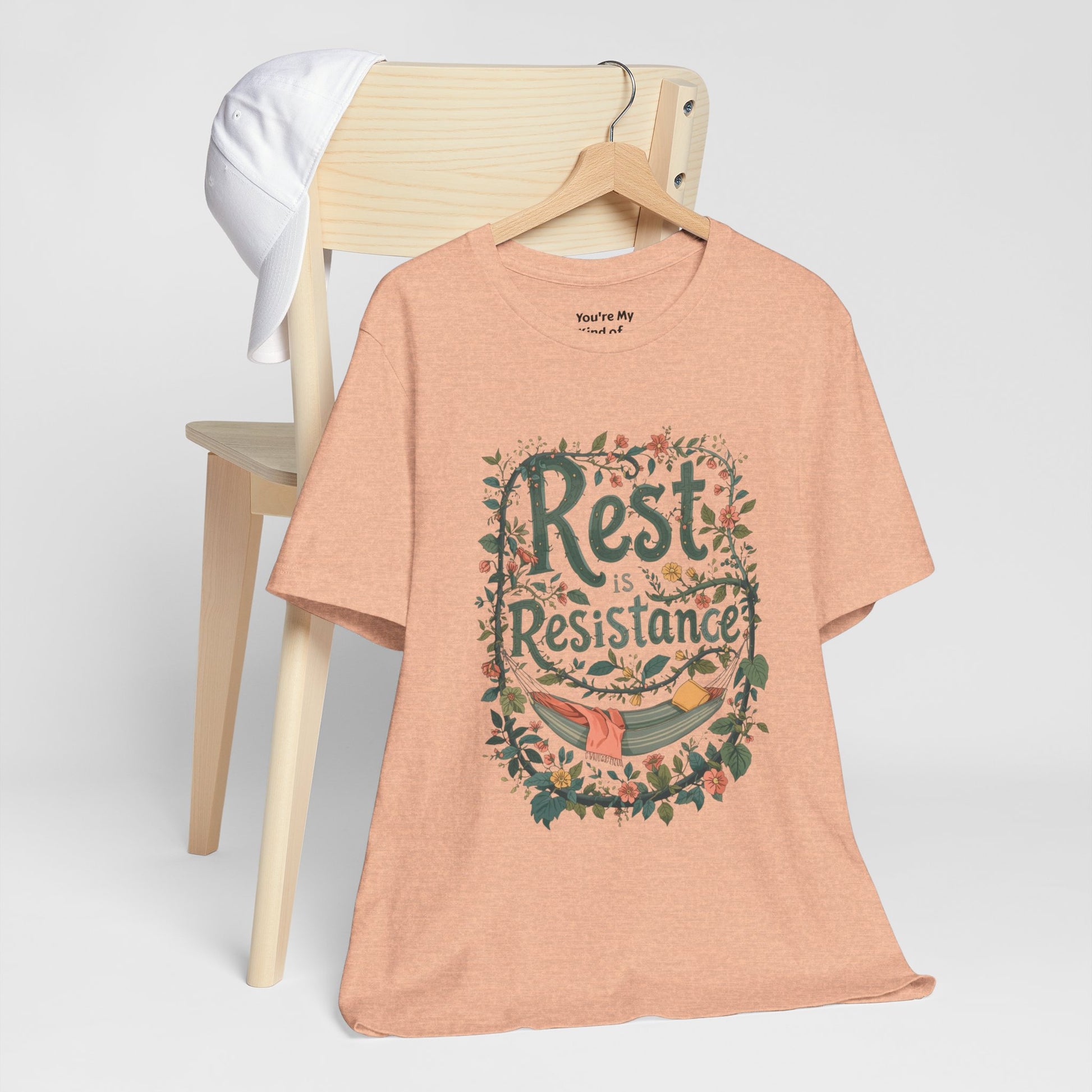 Rest is Resistance Tee, Motivational Shirt, Relaxation Apparel, Unisex Tee, Gift for Peace Lovers - You're My Kind of Weird