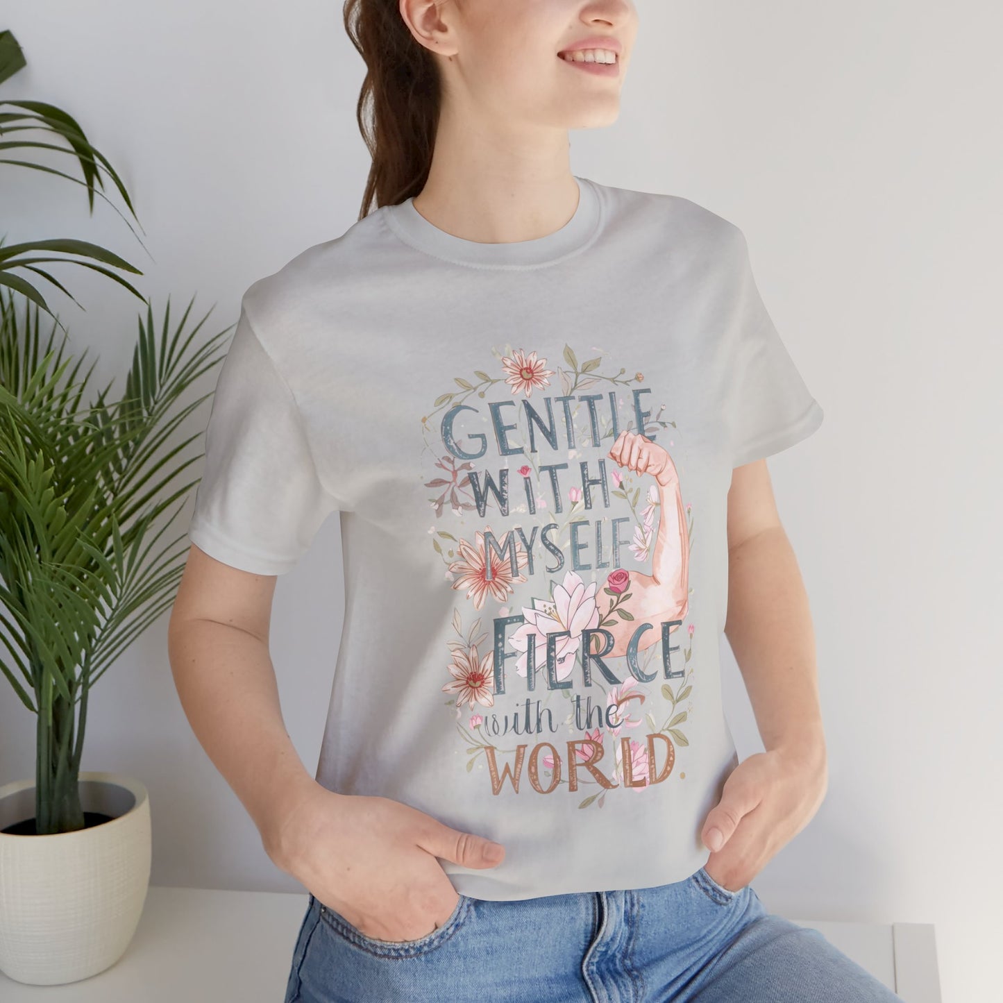 Fierce & Gentle Tee, Empowerment T-Shirt, Self-Care Apparel - You're My Kind of Weird T-Shirt