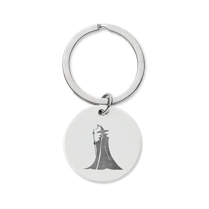 Custom DnD Keychain | Personalized Double Sided Engraved Keyring - You're My Kind of Weird