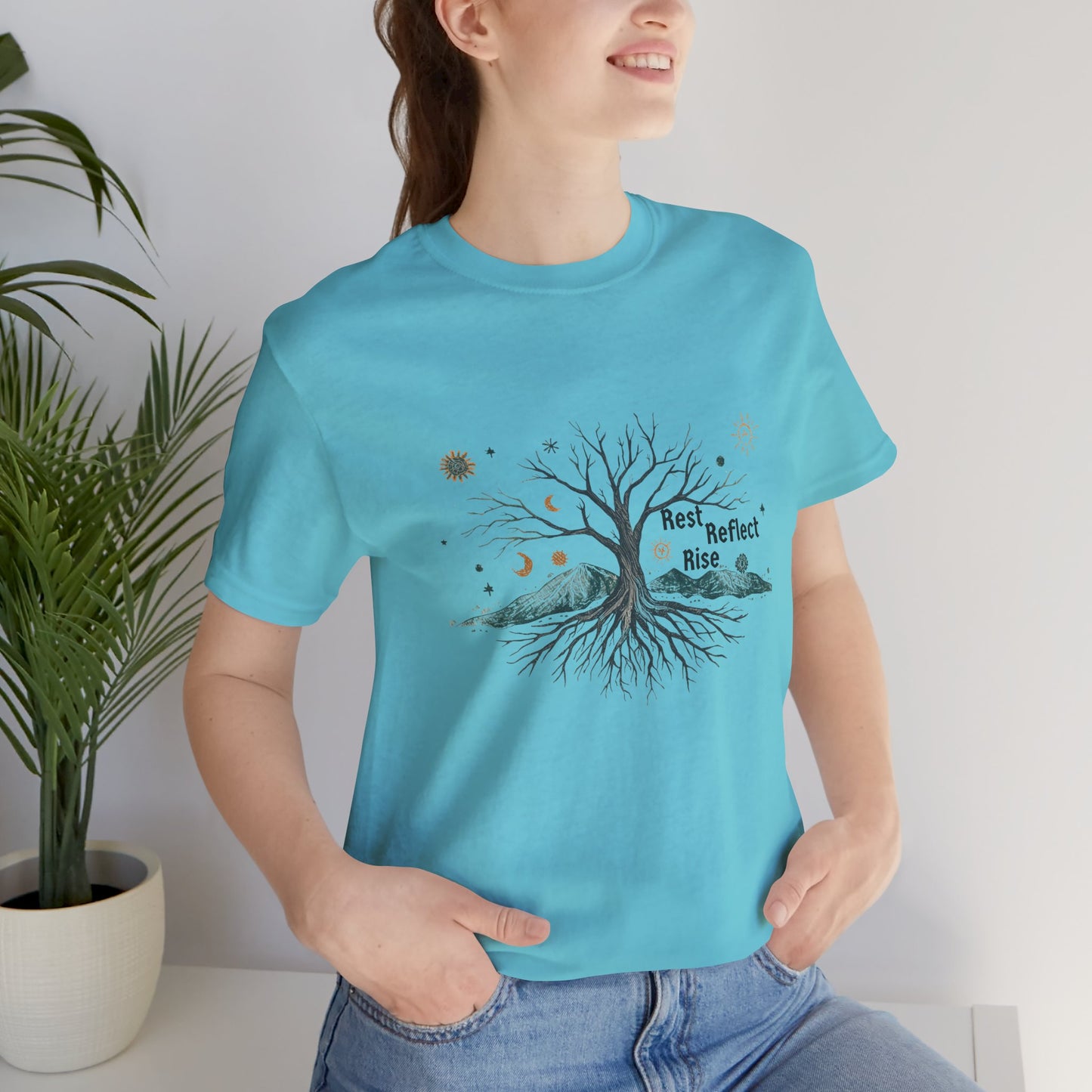 Rest. Reflect. Rise. Solstice Shirt | Mindful Winter Solstice Tee - You're My Kind of Weird