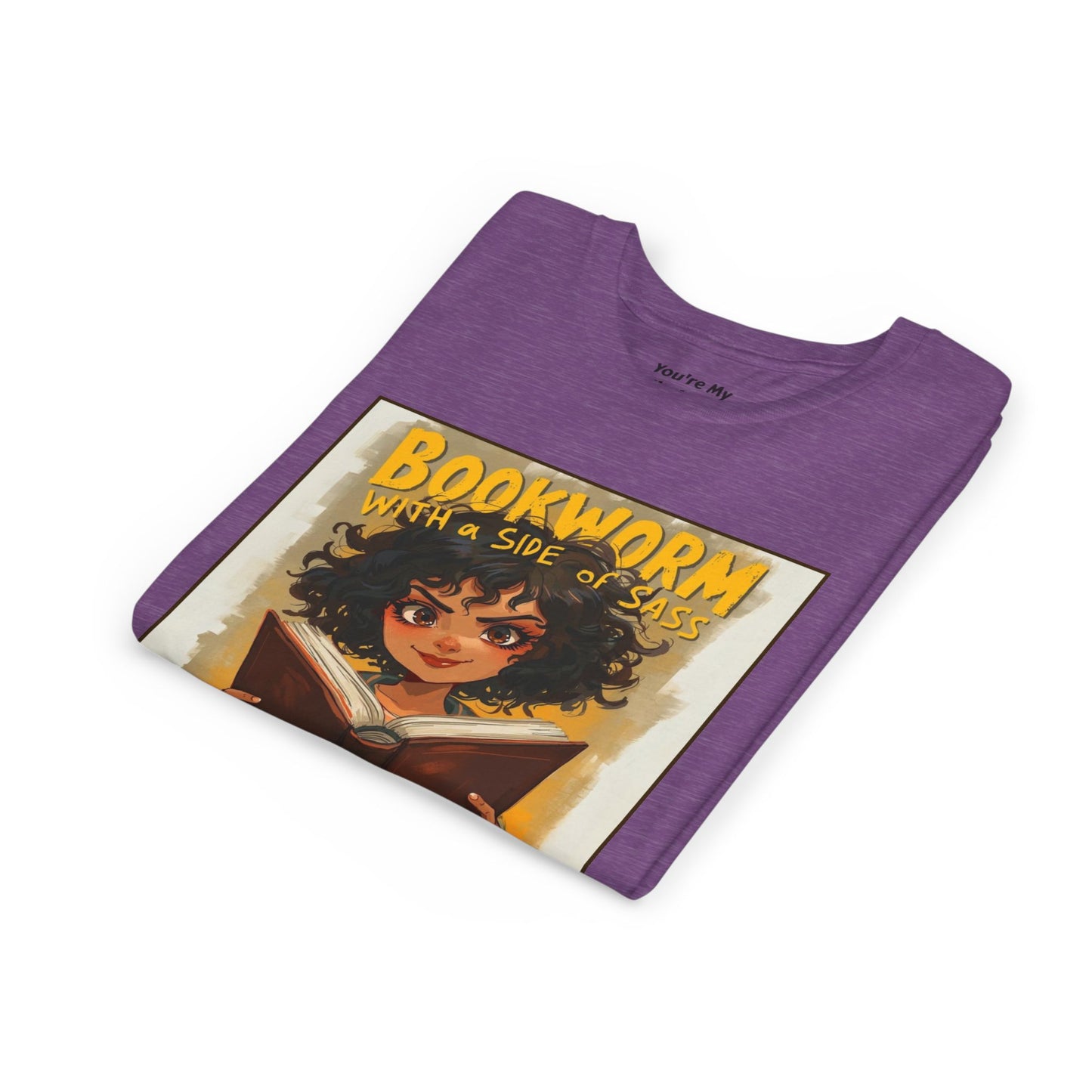 Kids Bookworm Sass Tee, Fun T-Shirt for Young Readers, Gift for Book Lovers, Back to School Apparel, Cute Kid's Graphic Tee