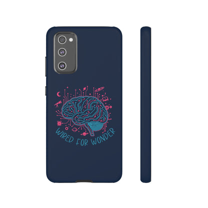 "Wired for Wonder" Brain Tech Design Samsung Galaxy Phone Case - You're My Kind of Weird