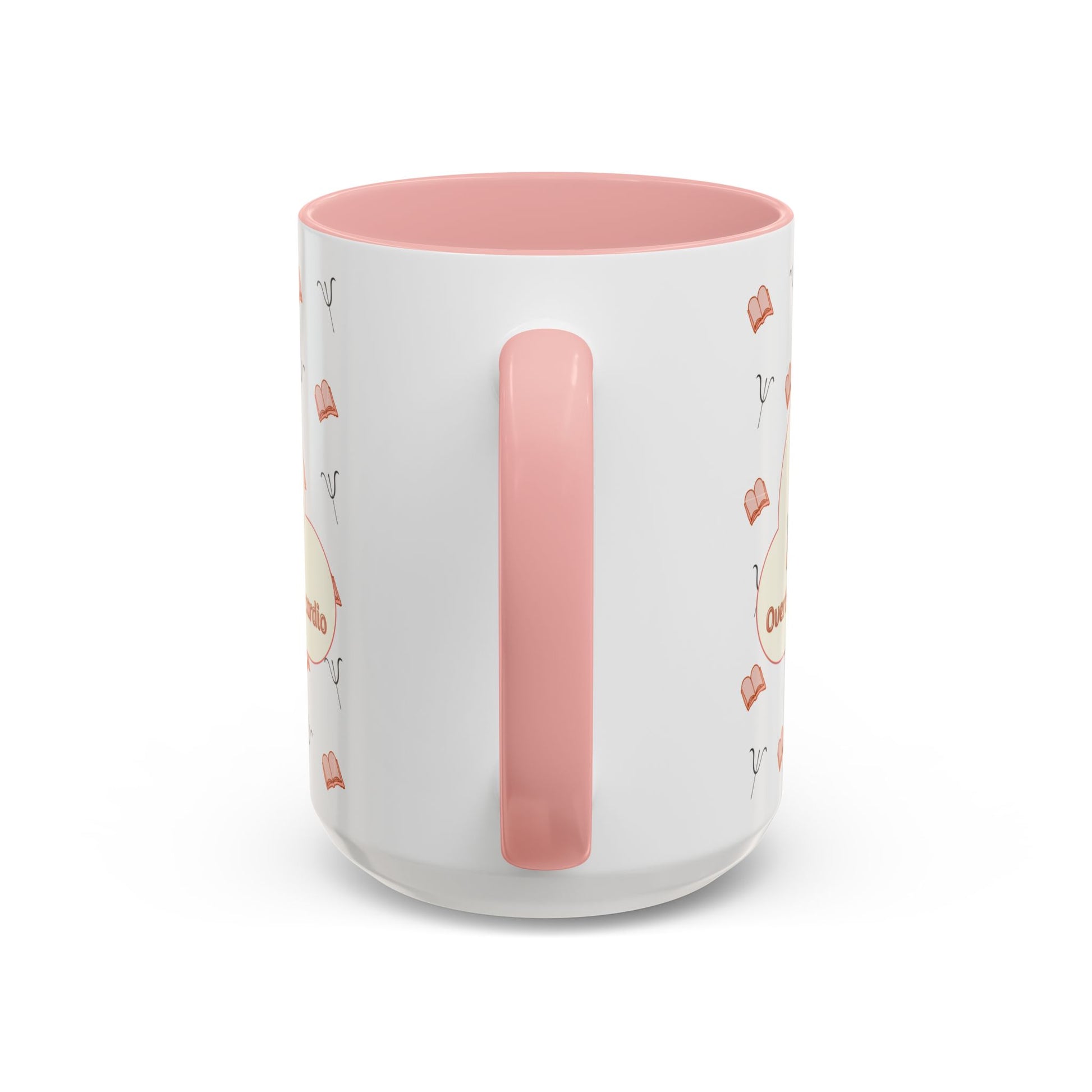 Overthinking Is My Cardio Coffee Mug — Cute Raccoon Reading Accent Mug - You're My Kind of Weird