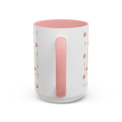 Overthinking Is My Cardio Coffee Mug — Cute Raccoon Reading Accent Mug - You're My Kind of Weird