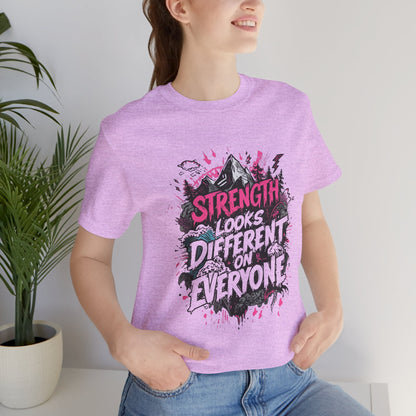 Strength Looks Different Grunge - Inspired Unisex Shirt - You're My Kind of Weird