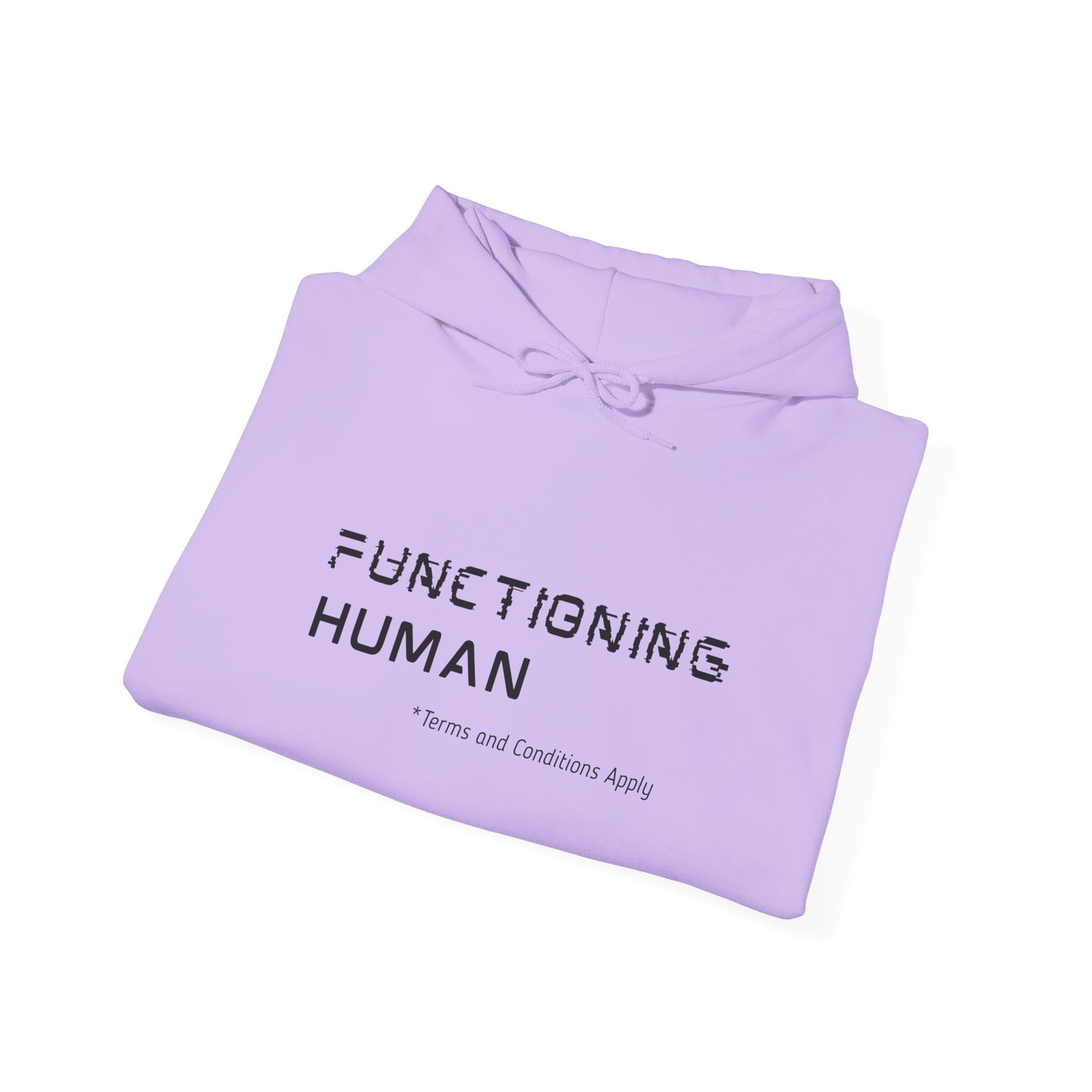 Functioning Human Hoodie – Funny Unisex Heavy Blend™ Sweatshirt, Cozy Cotton-Poly Blend, Casual Gift