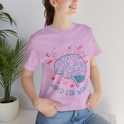 Wired for Wonder — Neurodivergent Curiosity Tee (Adult Unisex) - You're My Kind of Weird