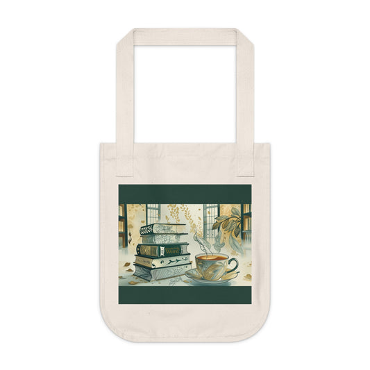 Cozy Read Tote Bag | Book Lover's Bag for Library Trips, Eco-Friendly Shopping, Gift Idea for Readers, Coffee Lovers