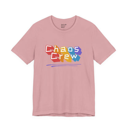 Chaos Crew Tee — Colorful Retro Graffiti Graphic T-Shirt - You're My Kind of Weird