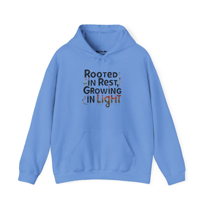 Rooted in Rest, Growing in Light Hoodie | Cozy Kwanzaa Sweatshirt - You're My Kind of Weird