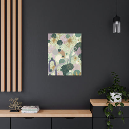 Dopamine Abstract Celestial Shapes Matte Canvas - You're My Kind of Weird