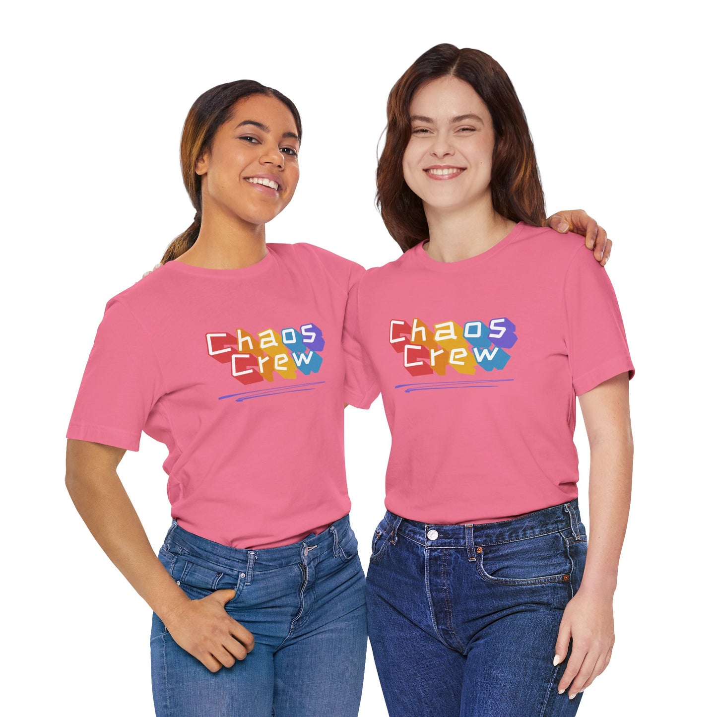 Chaos Crew Tee — Colorful Retro Graffiti Graphic T-Shirt - You're My Kind of Weird