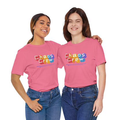 Chaos Crew Tee — Colorful Retro Graffiti Graphic T-Shirt - You're My Kind of Weird