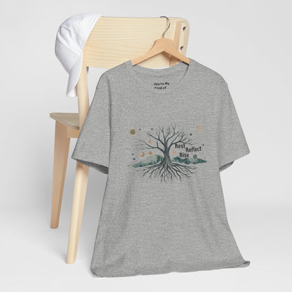 Rest. Reflect. Rise. Solstice Shirt | Mindful Winter Solstice Tee - You're My Kind of Weird