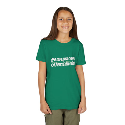 Professional Overthinker Kids T-Shirt – Soft Youth Tee for Creative Thinkers - You're My Kind of Weird