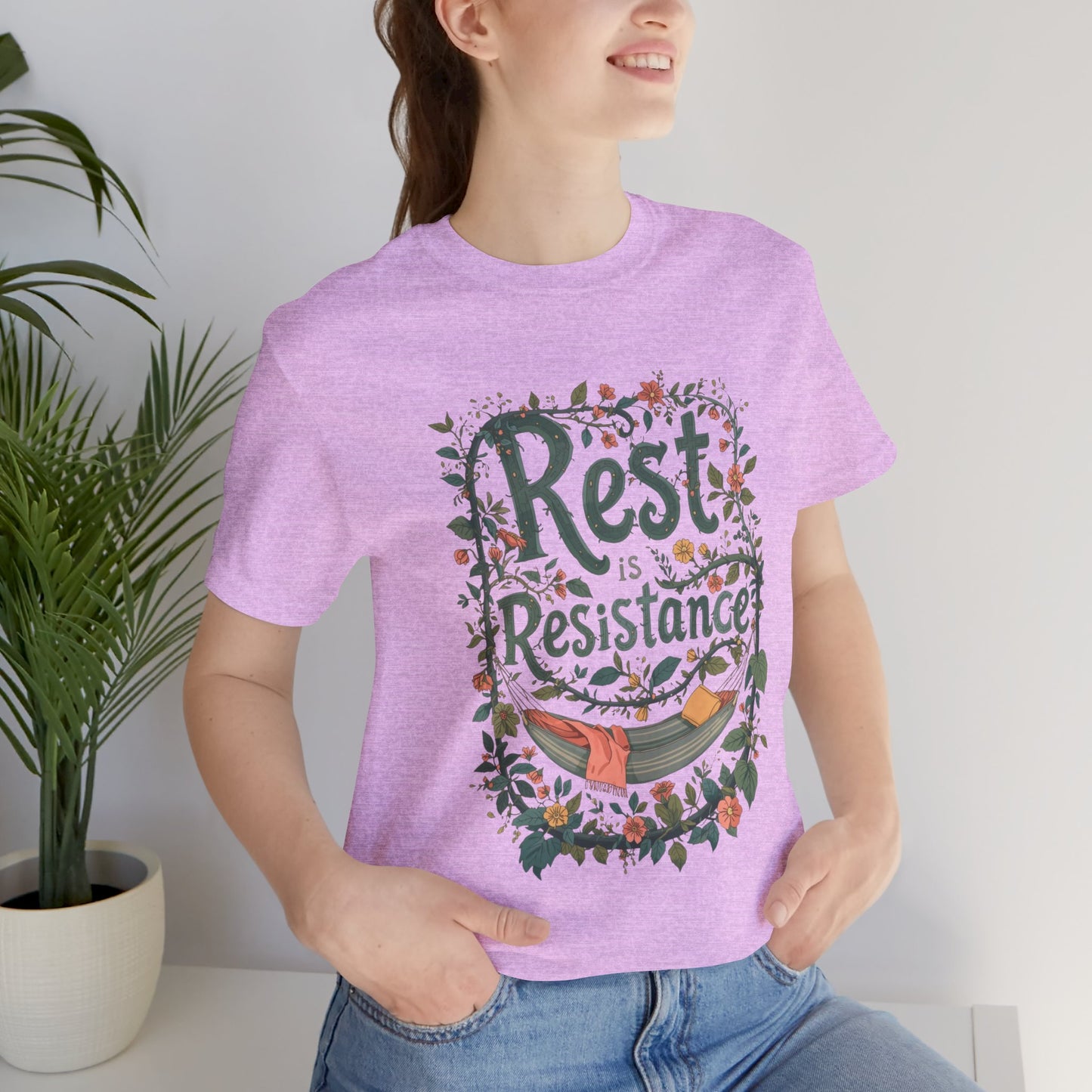 Rest is Resistance Tee, Motivational Shirt, Relaxation Apparel, Unisex Tee, Gift for Peace Lovers - You're My Kind of Weird