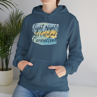 Eight Nights of Calm and Connection Hoodie | Cozy Hanukkah Sweatshirt - You're My Kind of Weird