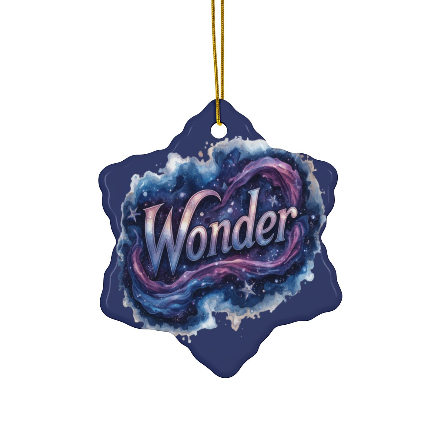 2 - Sided Print Neuroverse “Wonder” Ornament – Cosmic Holiday Decor for Neurodivergent Souls | You’re My Kind of Weird - You're My Kind of Weird