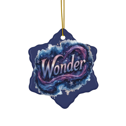 2 - Sided Print Neuroverse “Wonder” Ornament – Cosmic Holiday Decor for Neurodivergent Souls | You’re My Kind of Weird - You're My Kind of Weird
