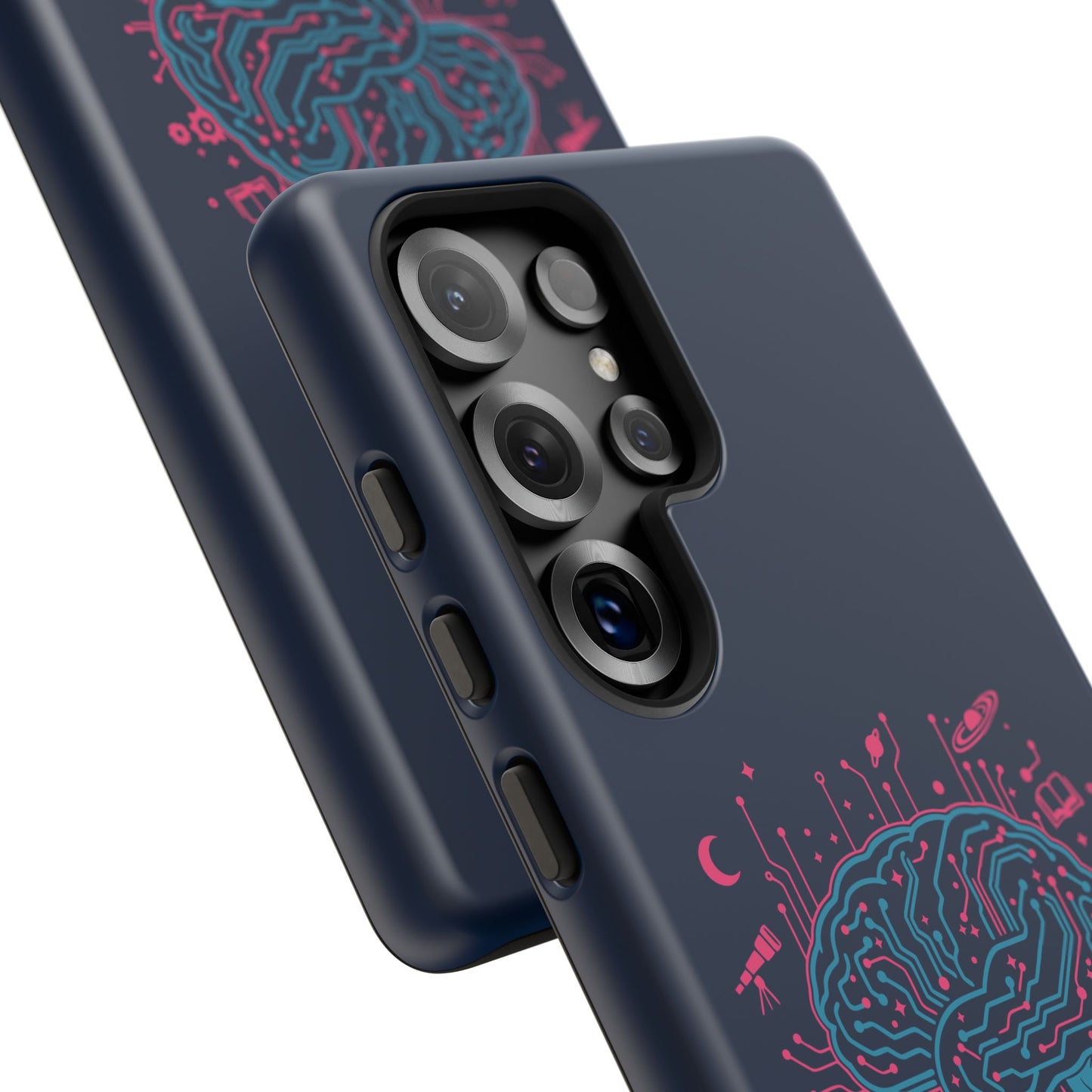 "Wired for Wonder" Brain Tech Design Samsung Galaxy Phone Case - You're My Kind of Weird