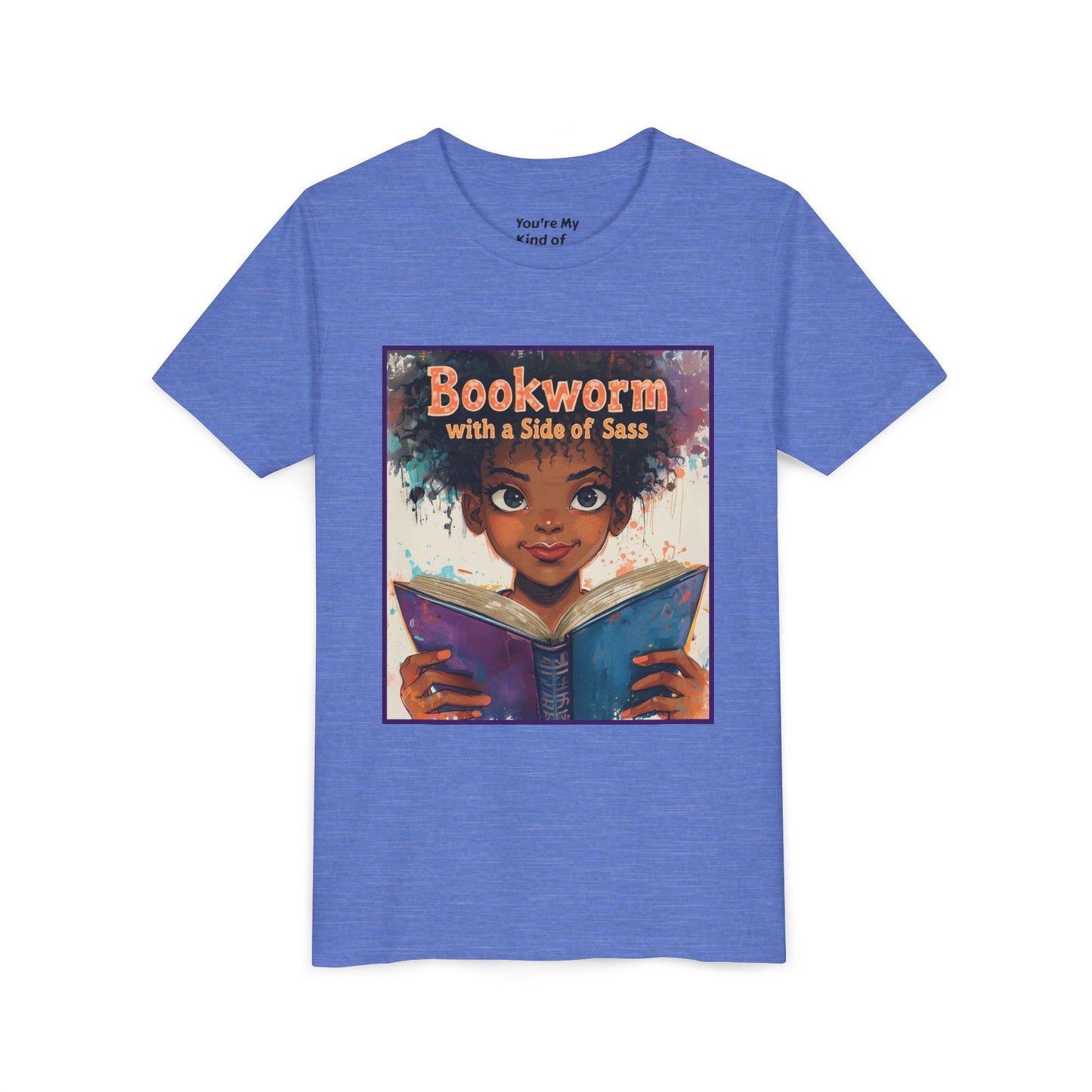 Kids Bookworm Sass Tee, Fun T-Shirt for Young Readers, Gift for Book Lovers, Back to School Apparel, Cute Kid's Graphic Tee