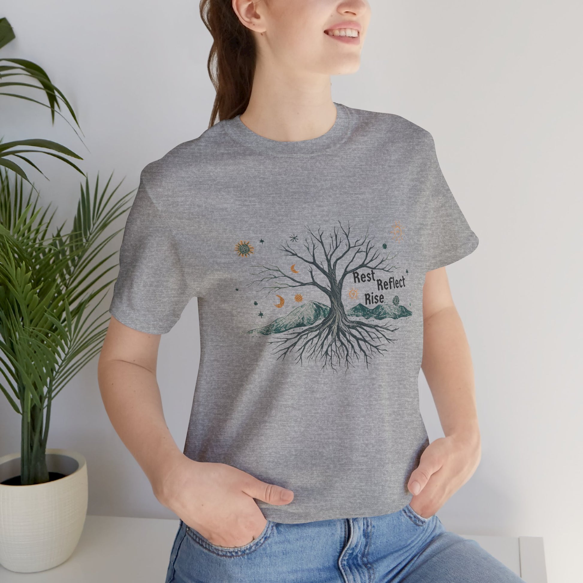 Rest. Reflect. Rise. Solstice Shirt | Mindful Winter Solstice Tee - You're My Kind of Weird