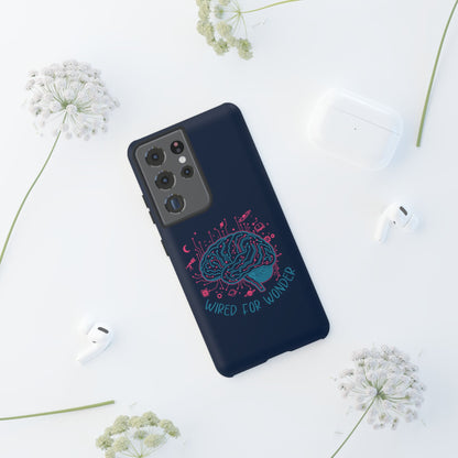 "Wired for Wonder" Brain Tech Design Samsung Galaxy Phone Case - You're My Kind of Weird