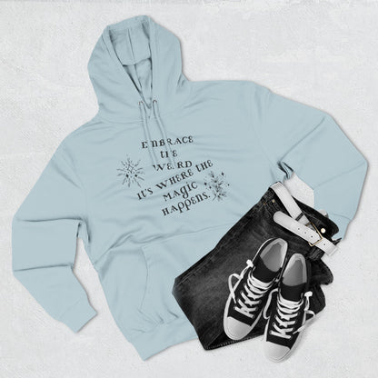 Embrace the Weird Fleece Hoodie | Comfortable Magic Happens Hoodie, Cozy Casual Wear, Unique Gift for Creatives, Inspirational [...]