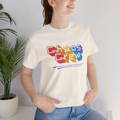 Chaos Crew Tee — Colorful Retro Graffiti Graphic T-Shirt - You're My Kind of Weird