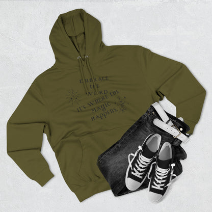 Embrace the Weird Fleece Hoodie | Comfortable Magic Happens Hoodie, Cozy Casual Wear, Unique Gift for Creatives, Inspirational [...]