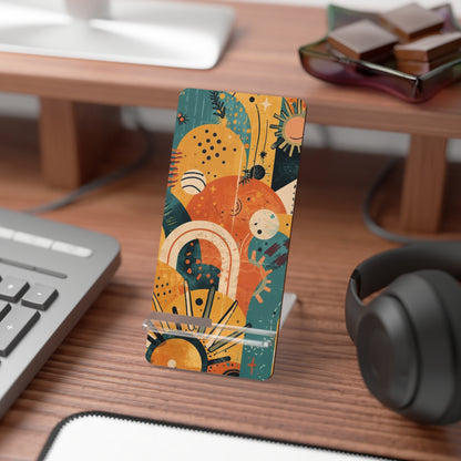 Dopamine Abstract Retro Sunburst Mobile Display Stand for Smartphones - You're My Kind of Weird