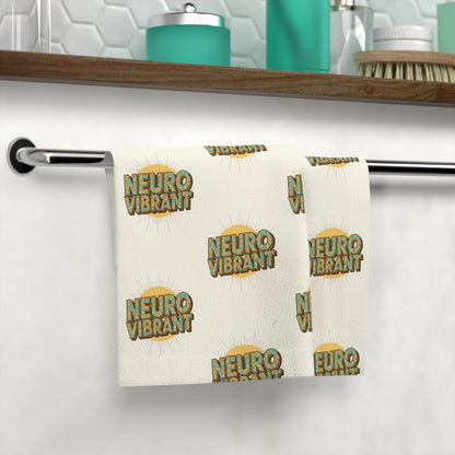 NeuroVibrant Face Towel — Soft Printed Facial Washcloth - You're My Kind of Weird