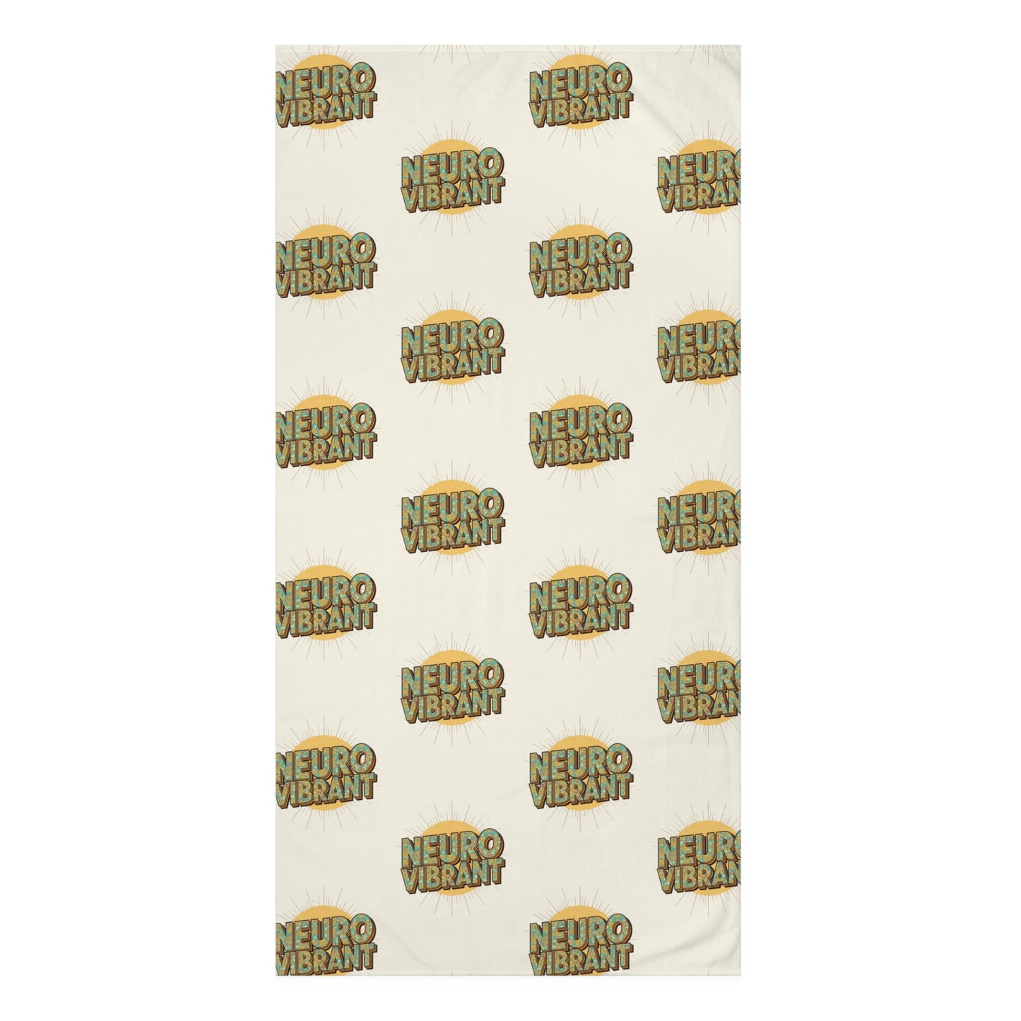 NeuroVibrant Towel — Soft Mink - Cotton Graphic Towel - You're My Kind of Weird
