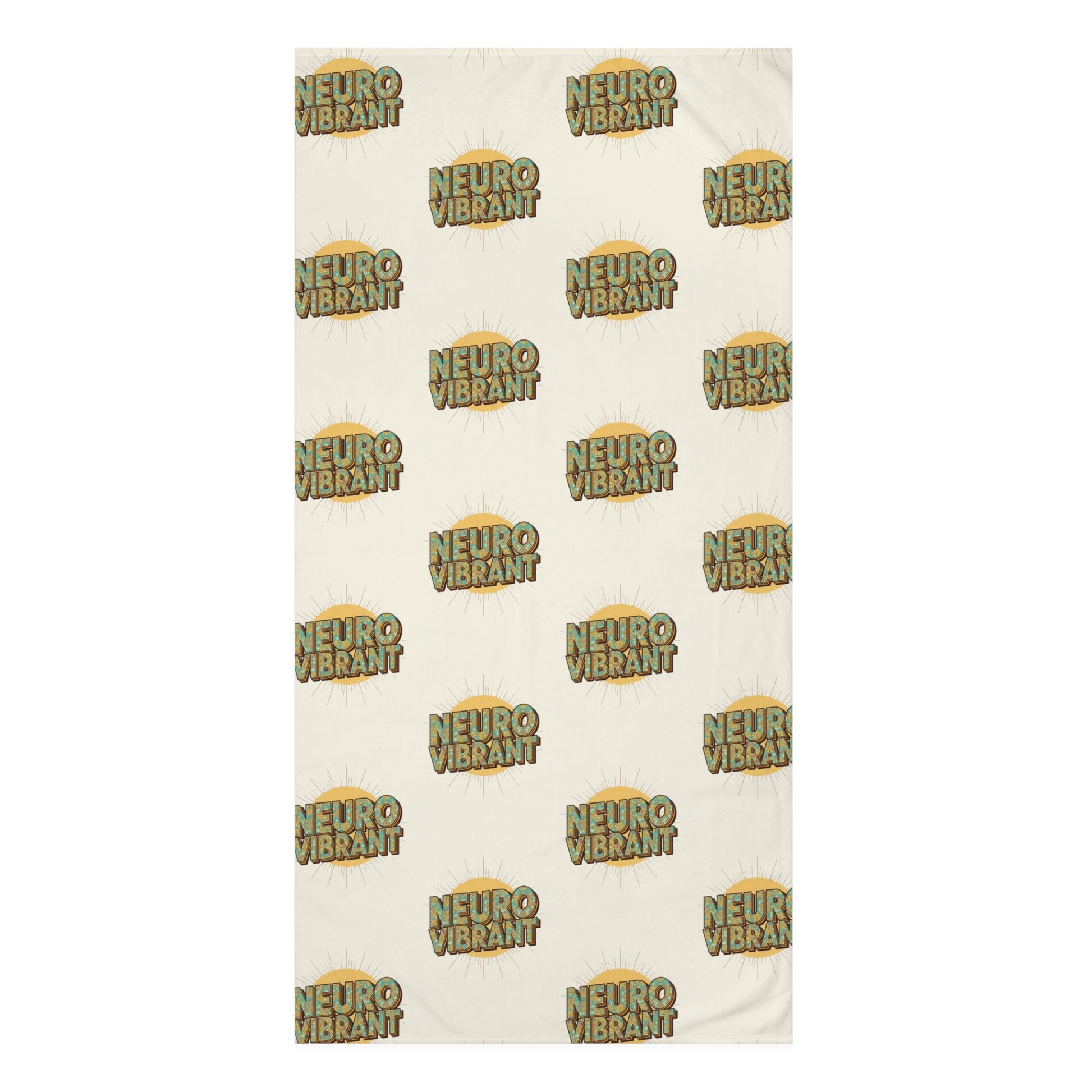 NeuroVibrant Towel — Soft Mink - Cotton Graphic Towel - You're My Kind of Weird