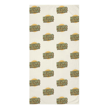 NeuroVibrant Towel — Soft Mink - Cotton Graphic Towel - You're My Kind of Weird