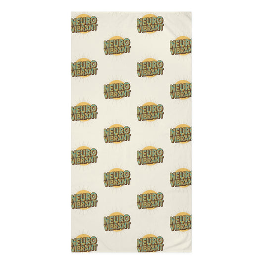 NeuroVibrant Towel — Soft Mink - Cotton Graphic Towel - You're My Kind of Weird