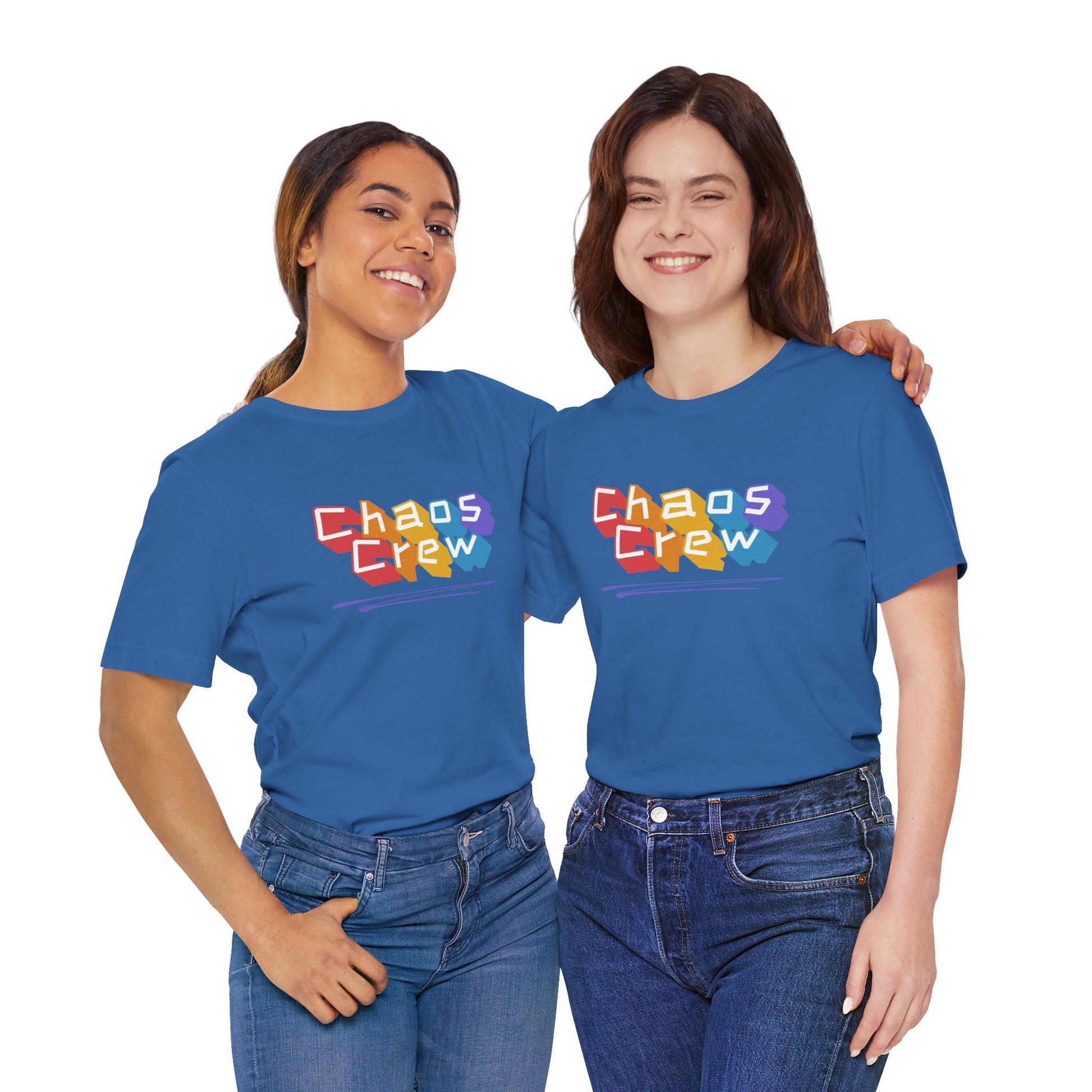 Chaos Crew Tee — Colorful Retro Graffiti Graphic T-Shirt - You're My Kind of Weird