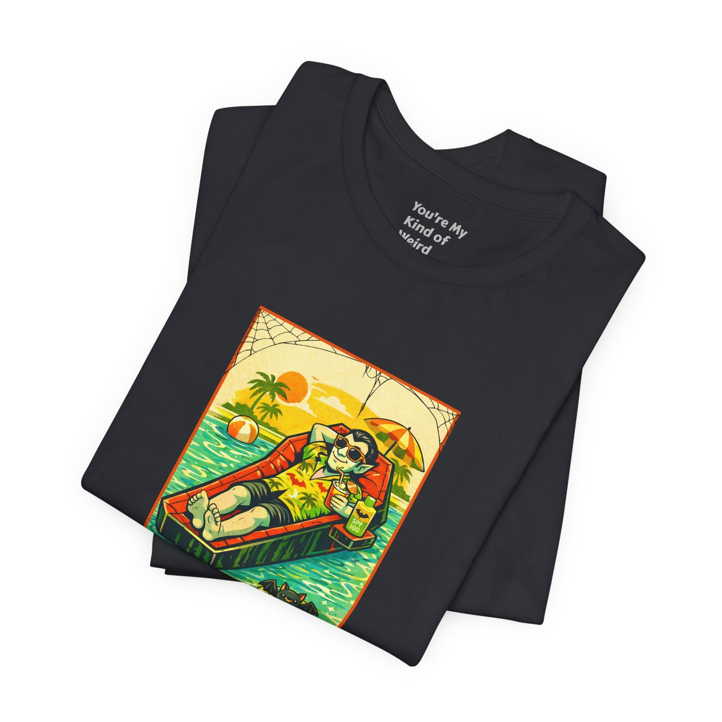 Sensory Protection Mode Vampire Shirt | Goth Summerween Tee - You're My Kind of Weird