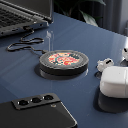 Dopamine Blast Abstract Retro Rainbow Wireless Charging Pad - You're My Kind of Weird